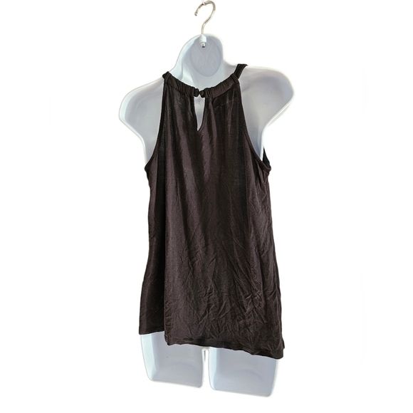 NWOT International Concepts I-N-C size medium black and silver tank stars sequin - Picture 2 of 2